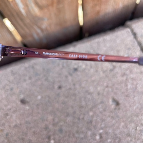 MARCHON NYC Eyeglass Frame Purple East Side Paley 135 49 16 - Picture 7 of 12
